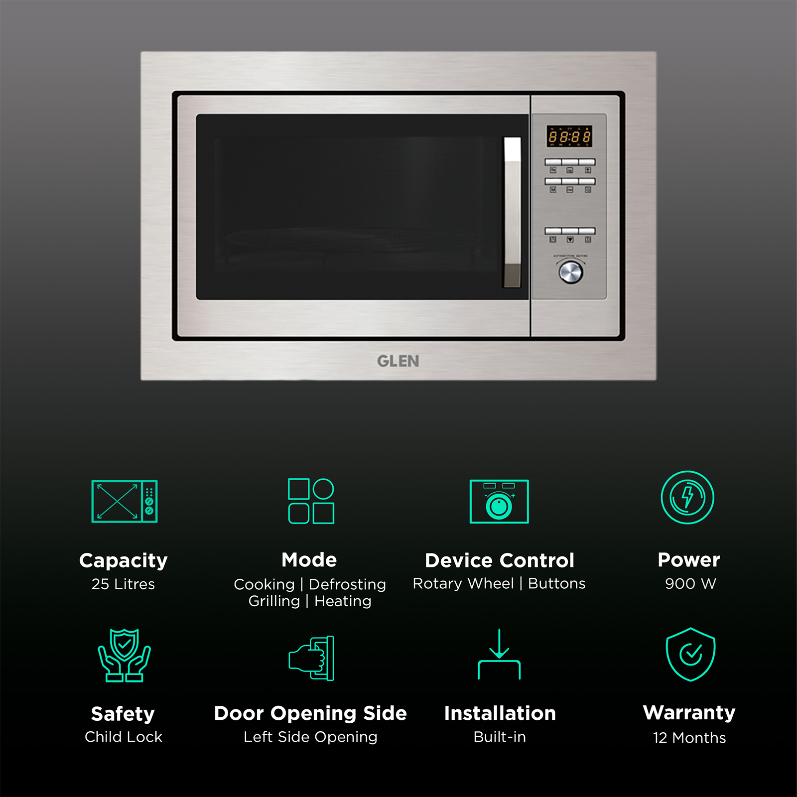 Glen built deals in microwave oven